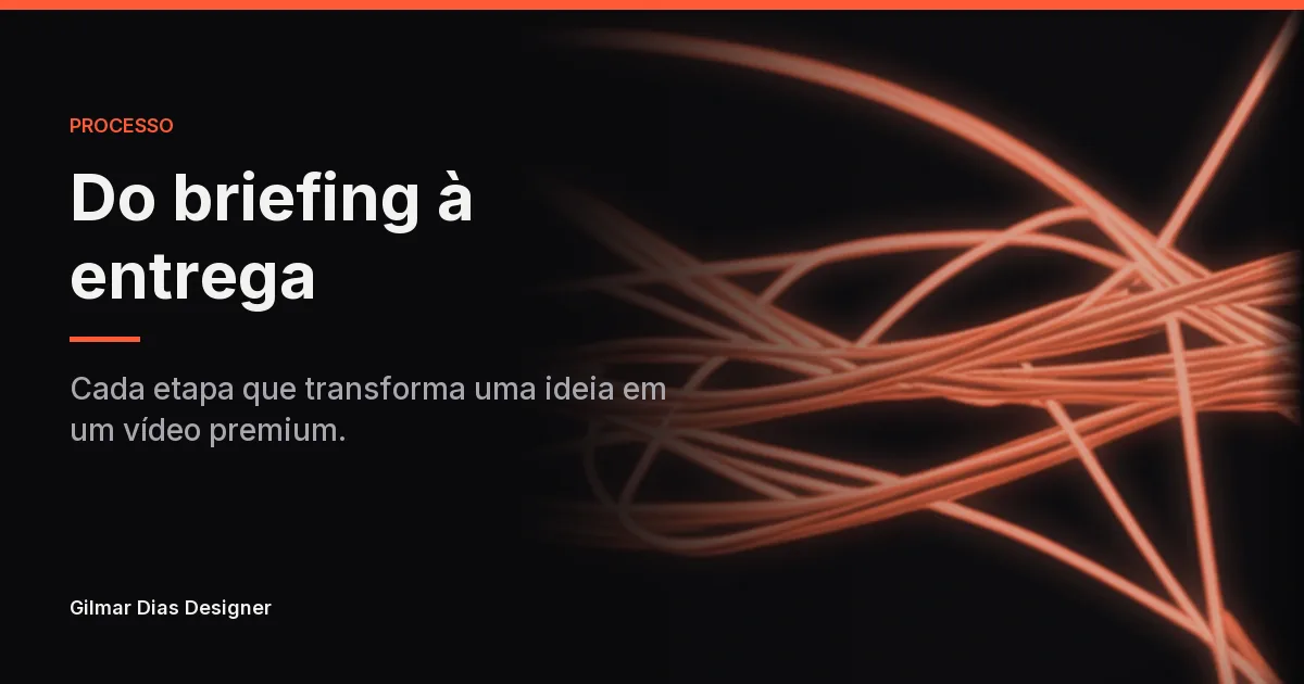 Do briefing à entrega: desvendando o processo criativo
